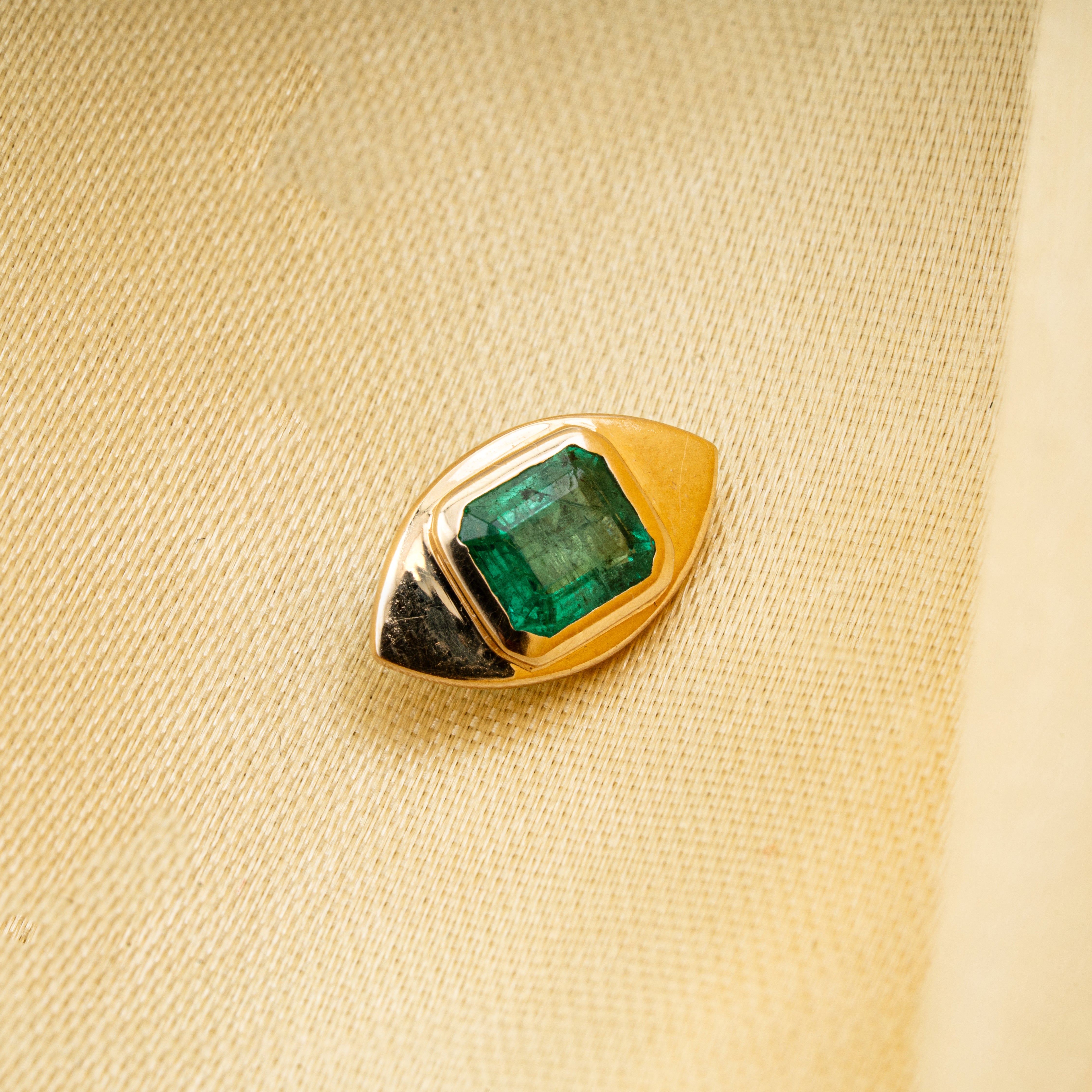 Emerald Evil Eye Pendant