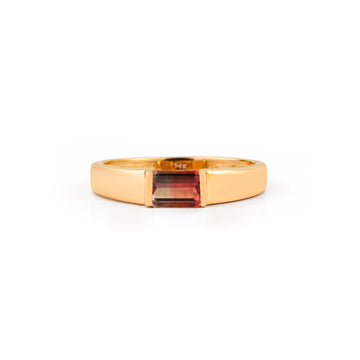 Watermelon Tourmaline Ring