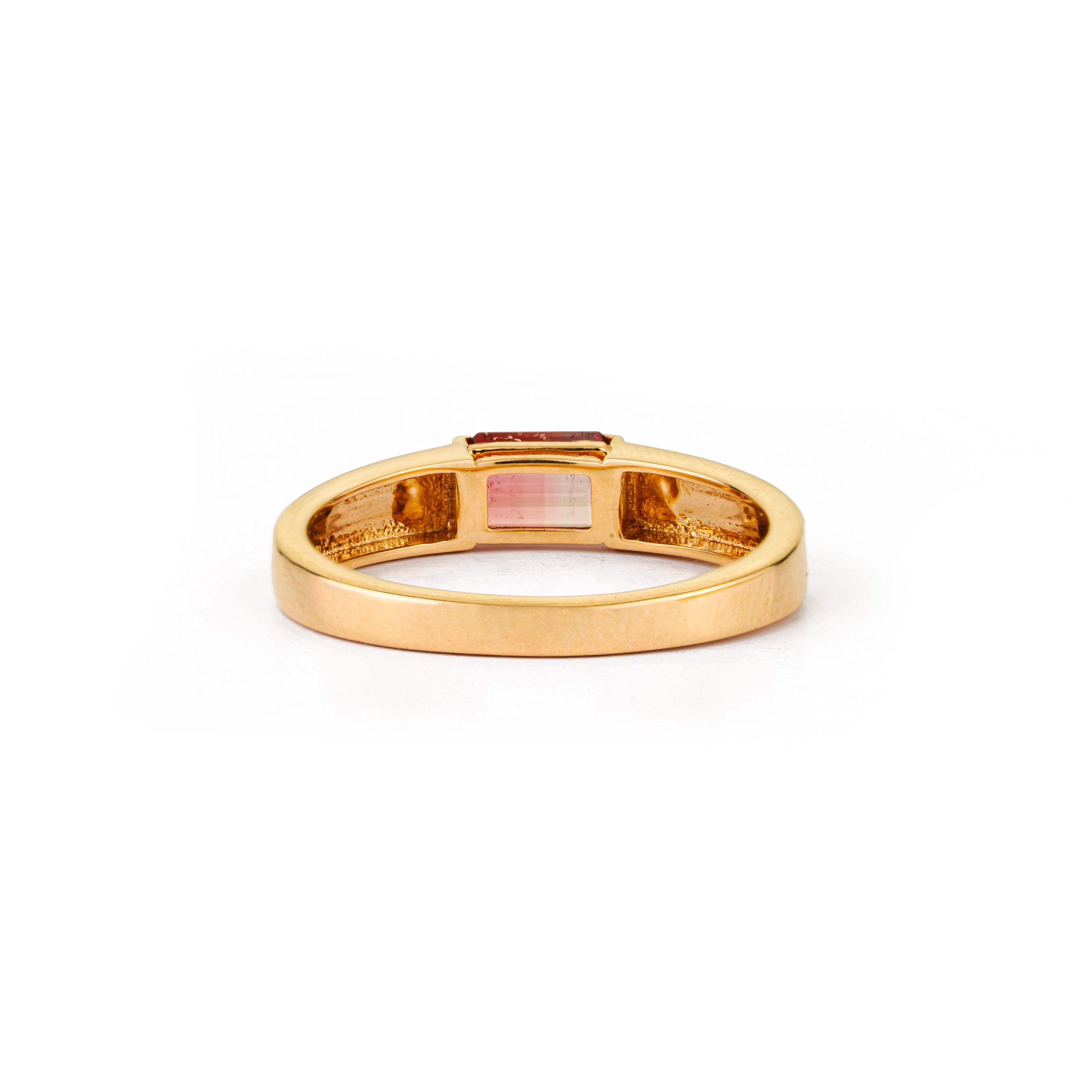 Watermelon Tourmaline Ring