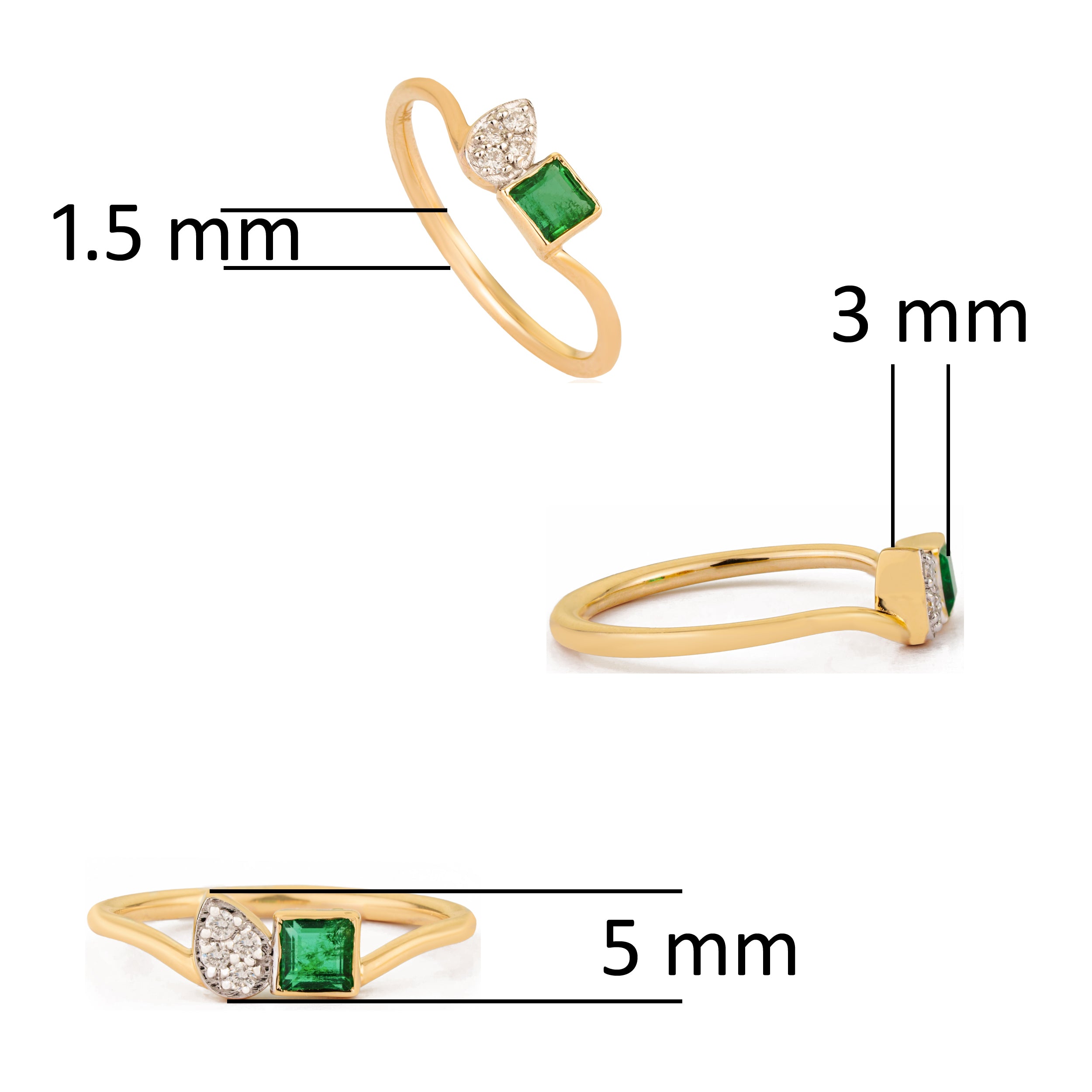 Emerald Diamond Ring
