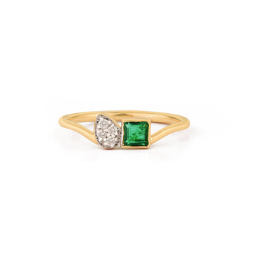 Emerald Diamond Ring