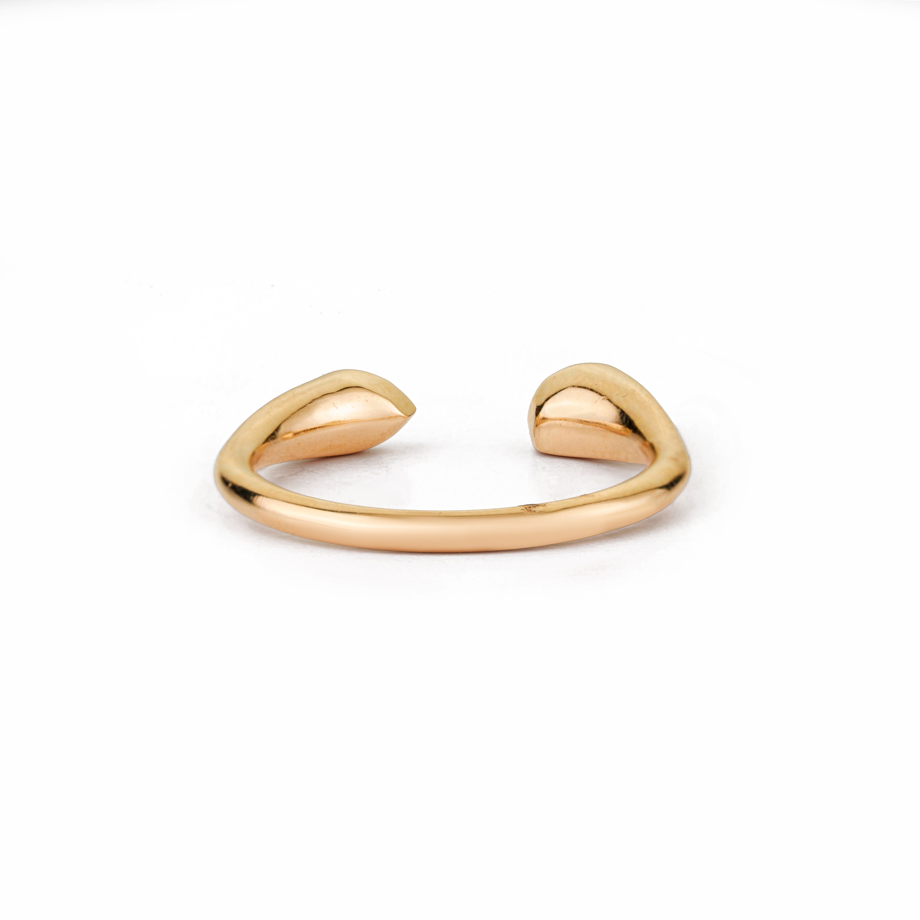 Pear Diamond Open Ring
