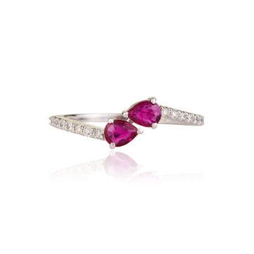 Ruby Diamond Ring for Women