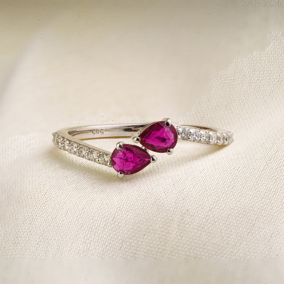 Ruby Diamond Ring for Women