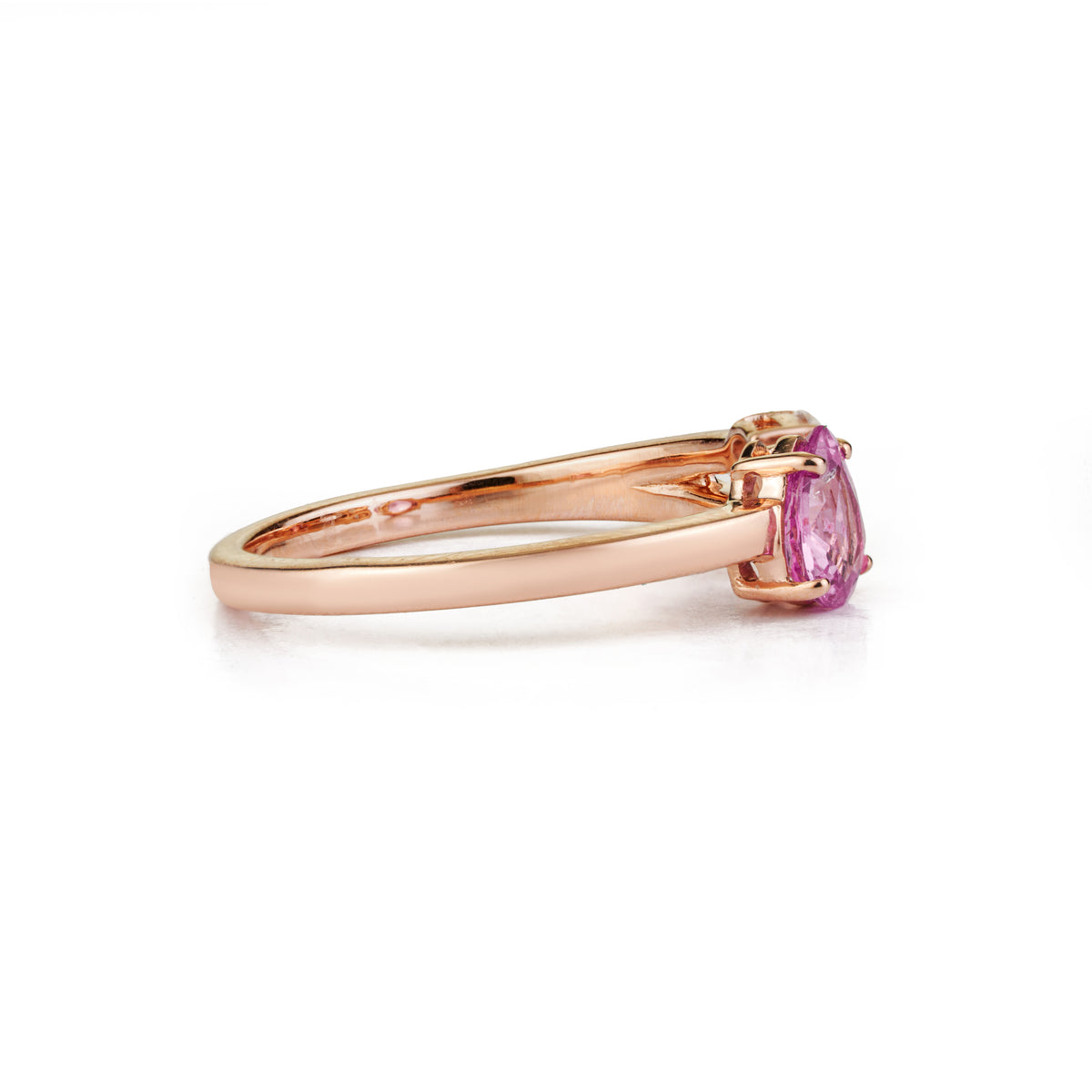 Pink Sapphire Toi et Moi Ring