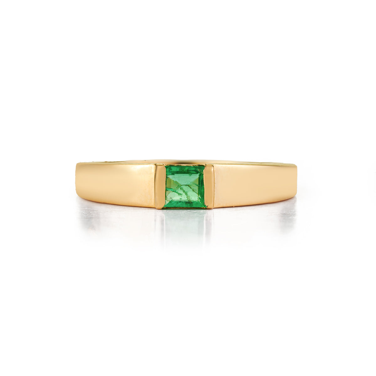Emerald Signet Ring