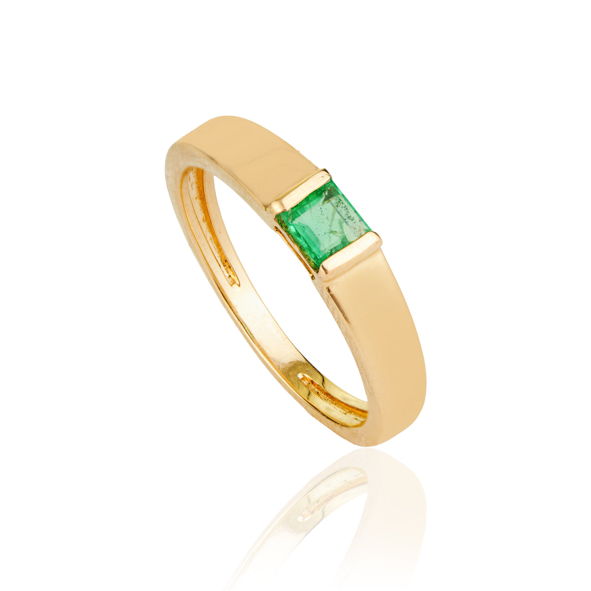 Emerald Signet Ring
