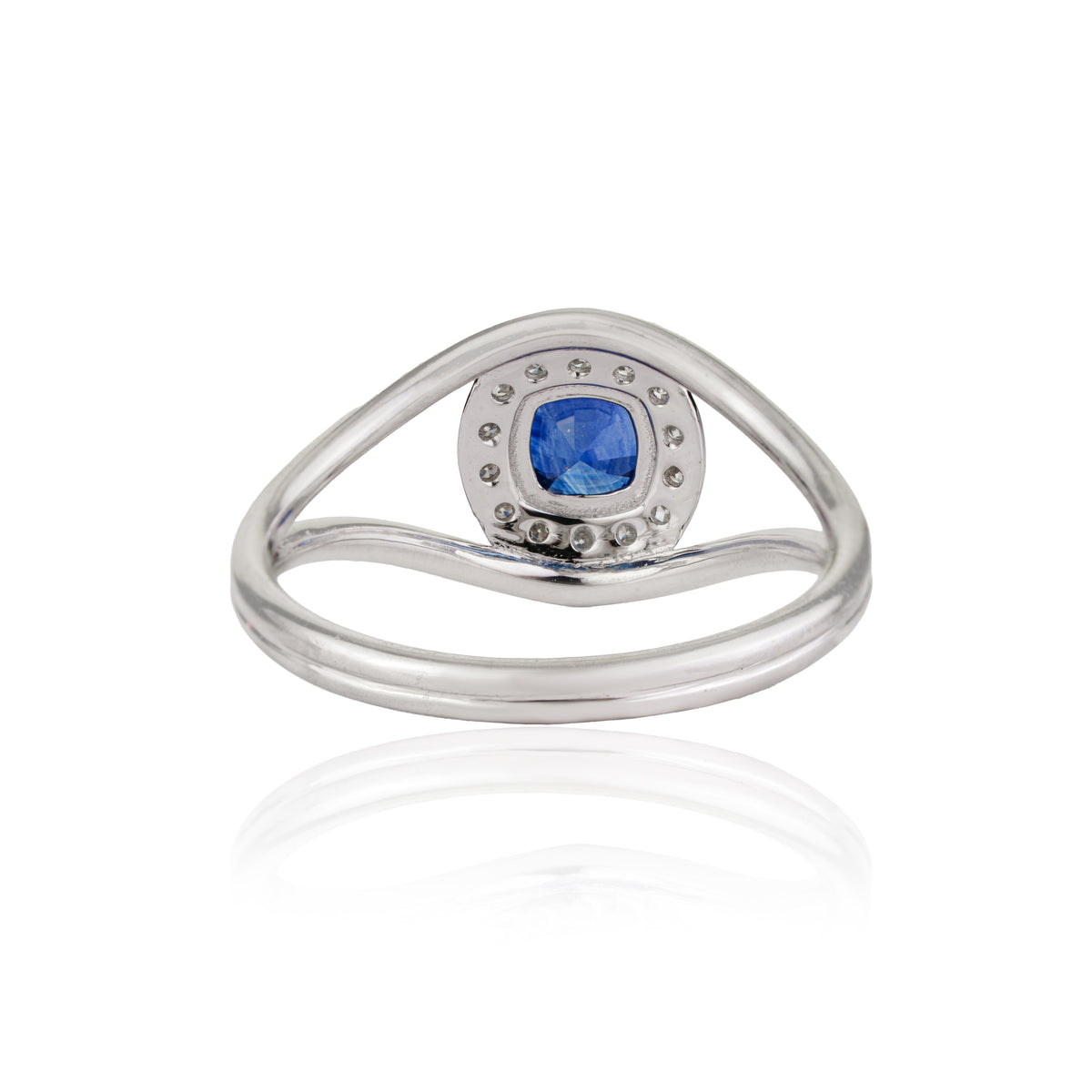 Blue Sapphire Open Ring
