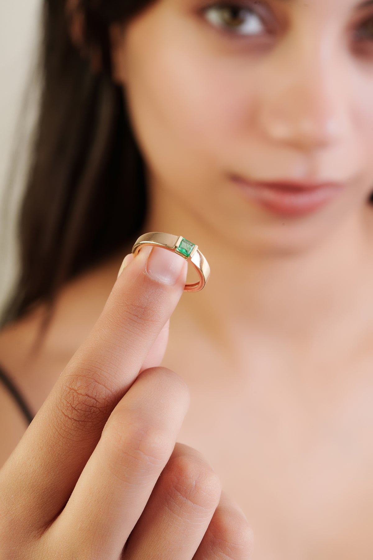 Emerald Signet Ring