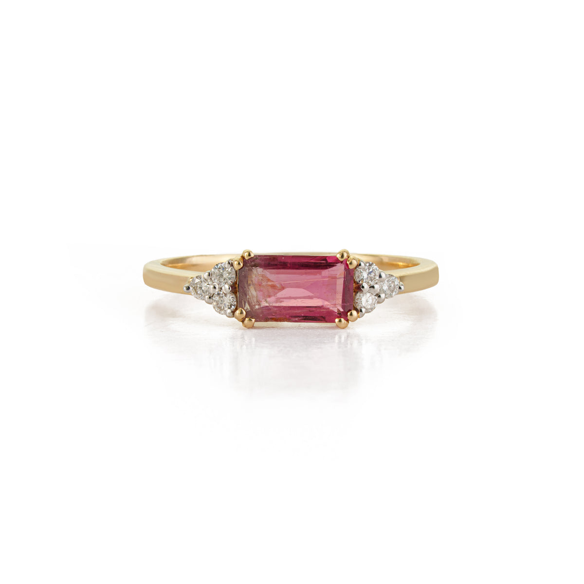Tourmaline Diamond Ring