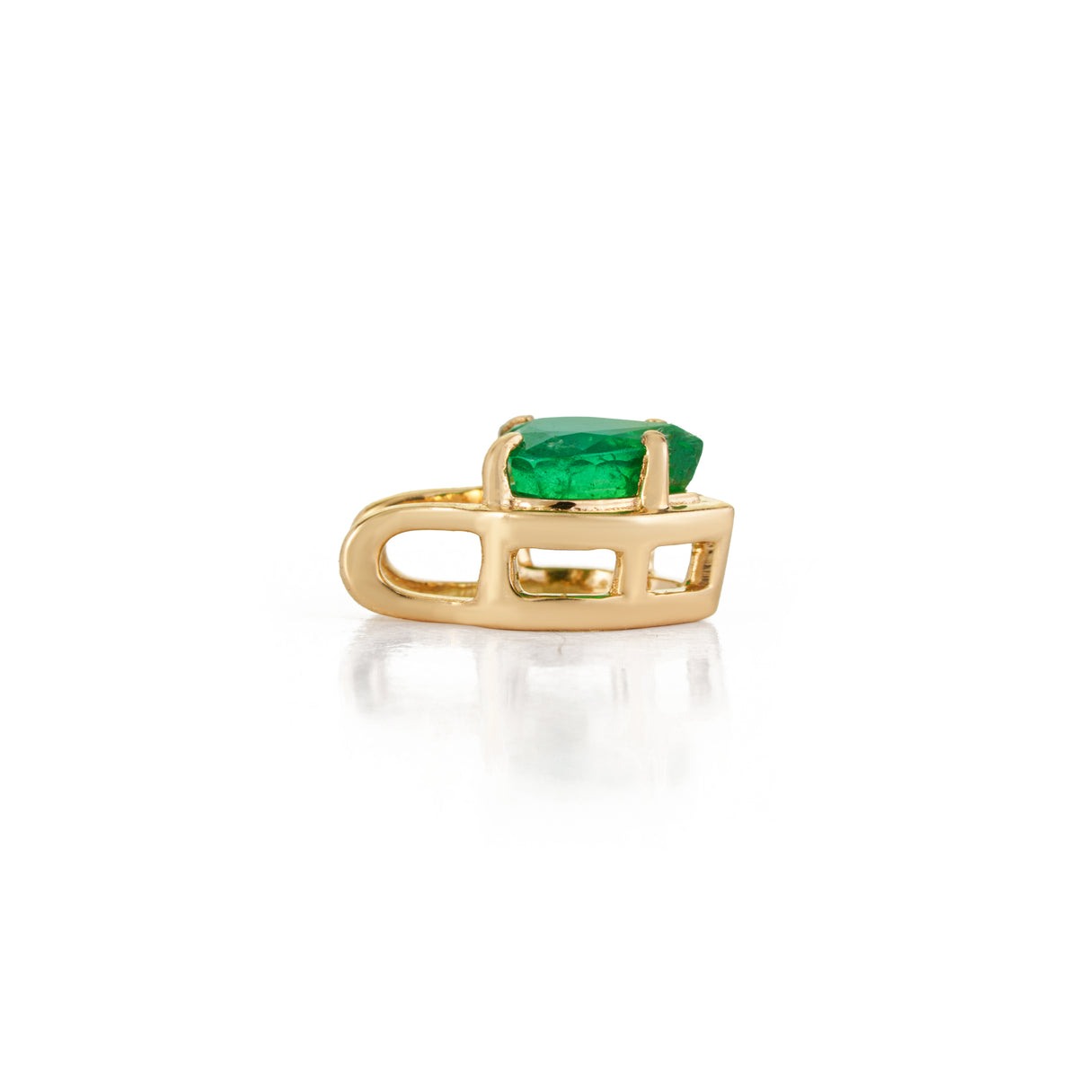 Emerald Heart Pendant