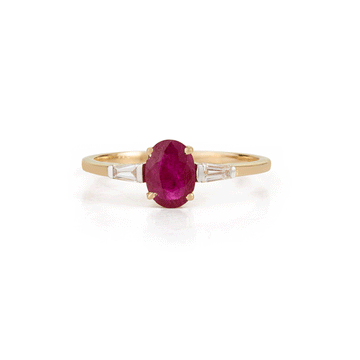 Ruby Diamond Ring
