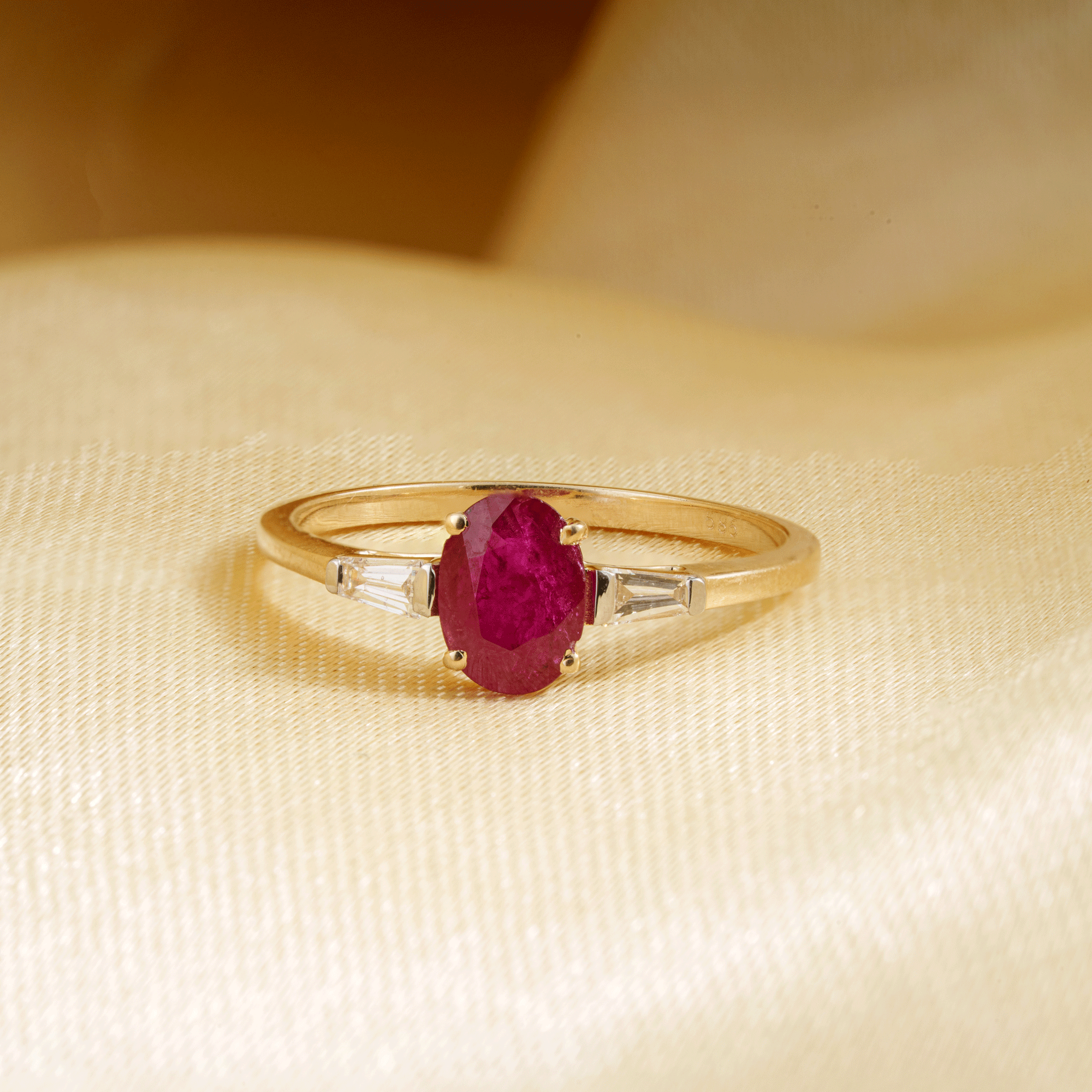 Ruby Diamond Ring