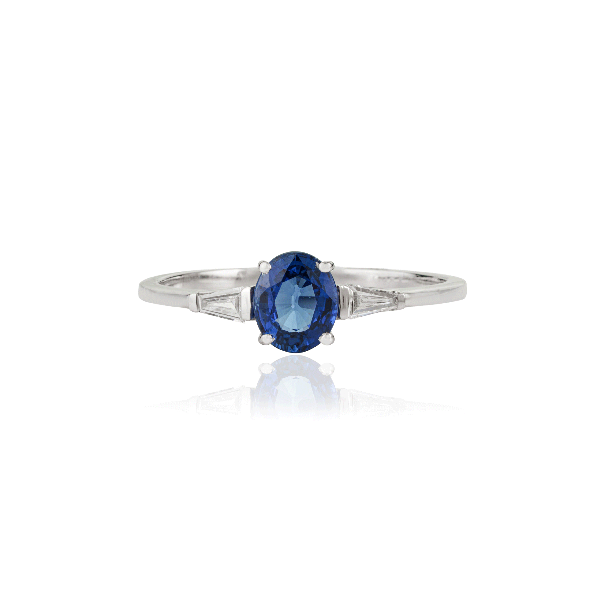 Sapphire Diamond Ring