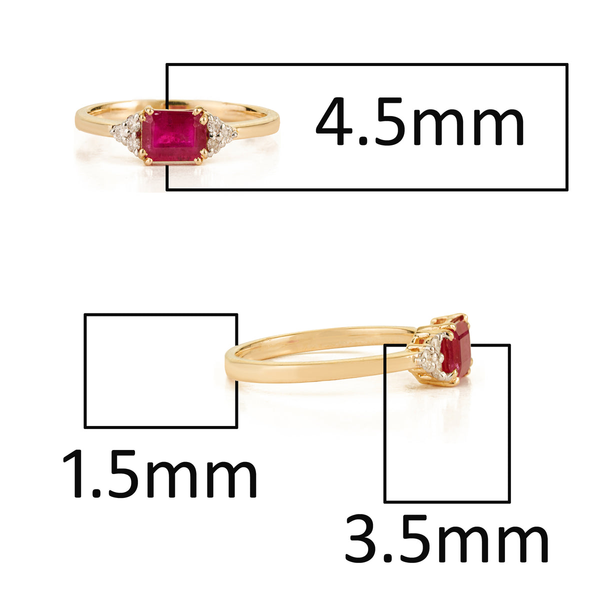 Ruby Diamond Ring