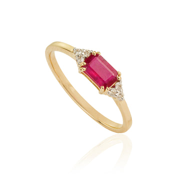 Ruby Diamond Ring