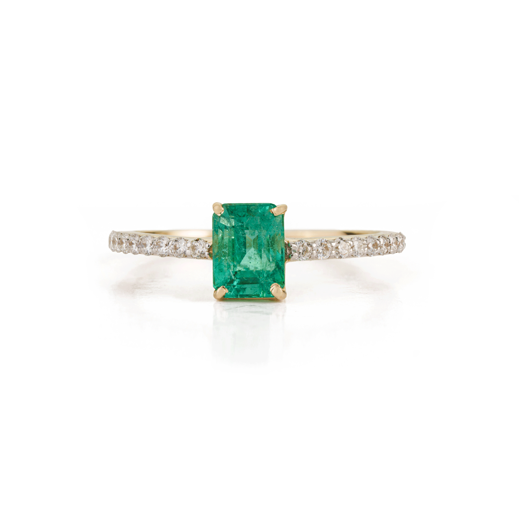 Emerald Diamond Ring