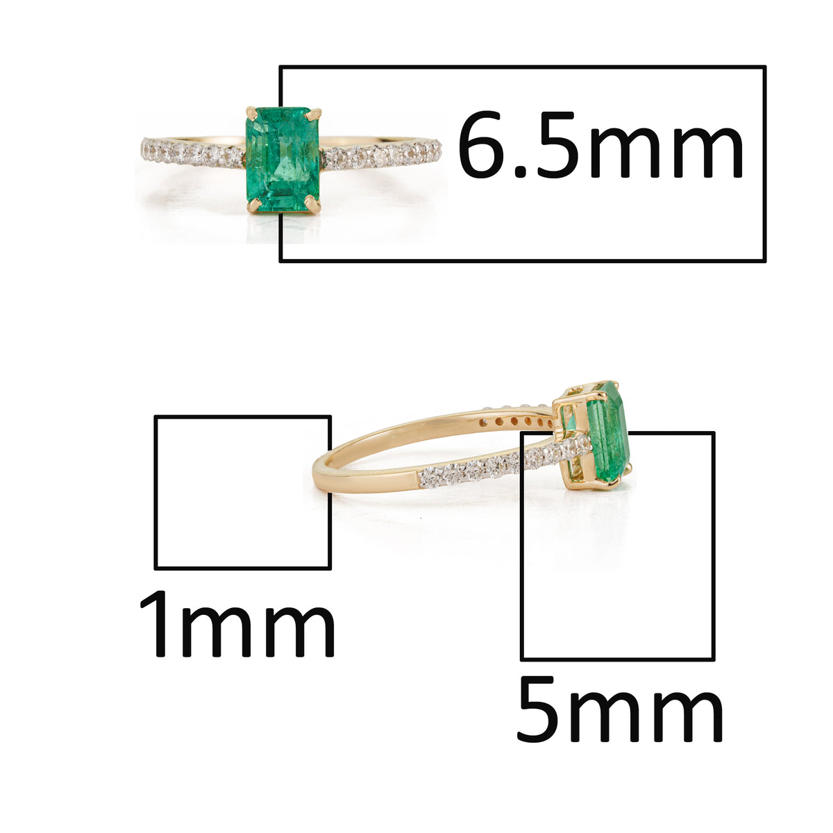 Emerald Diamond Ring
