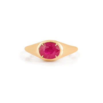 Ruby Signet Ring