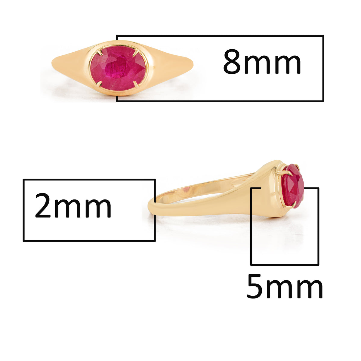 Ruby Signet Ring