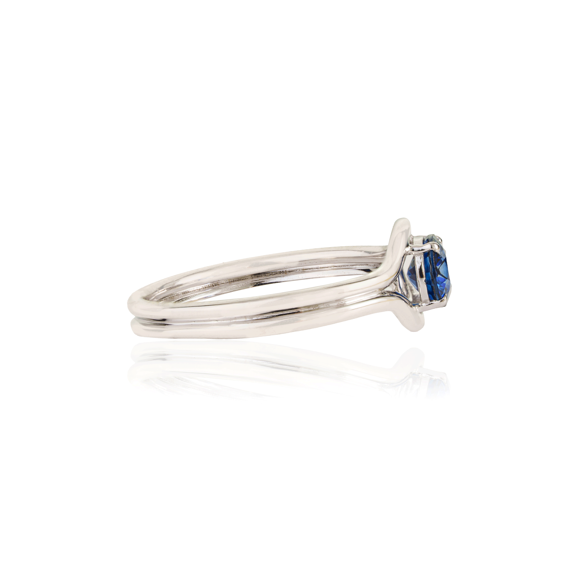 Blue Sapphire Solitaire Ring
