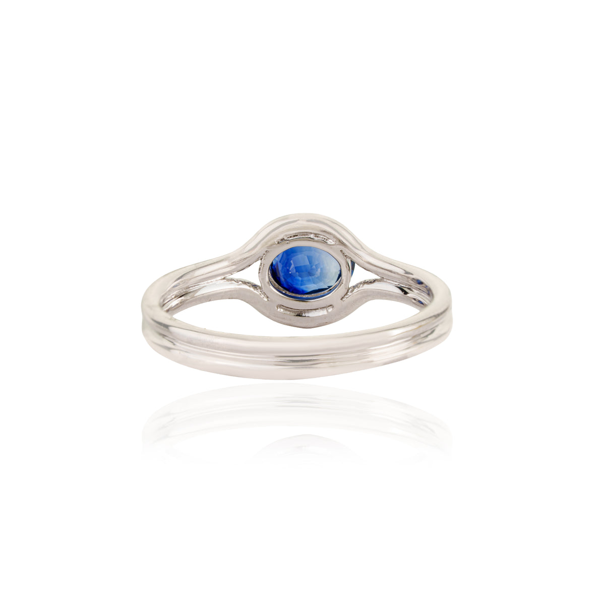 Blue Sapphire Solitaire Ring