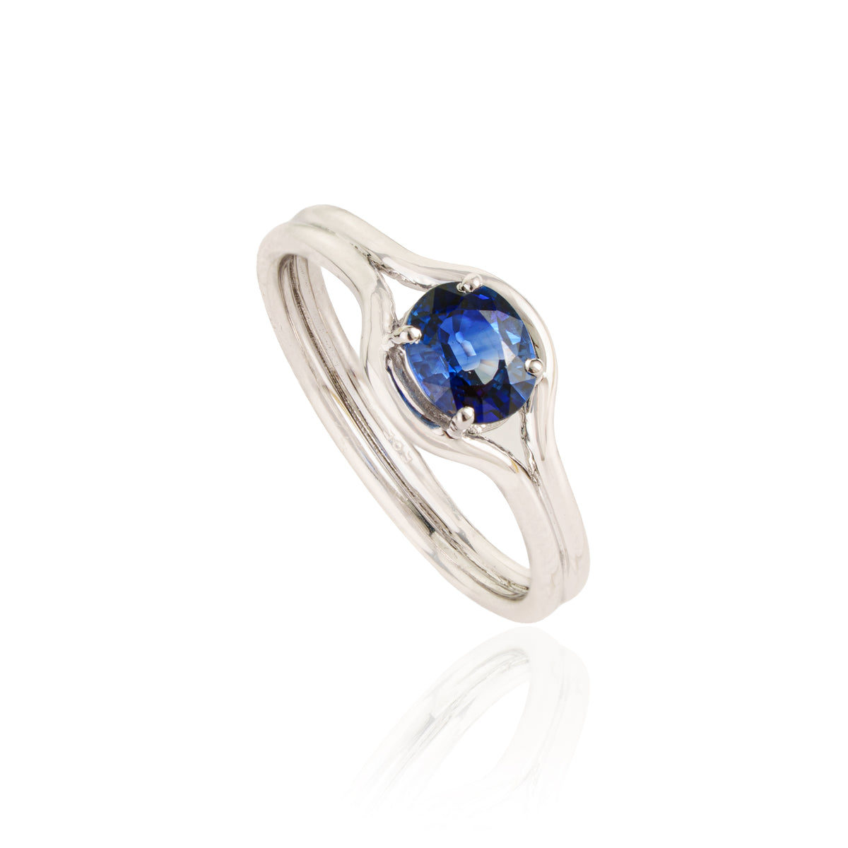 Blue Sapphire Solitaire Ring