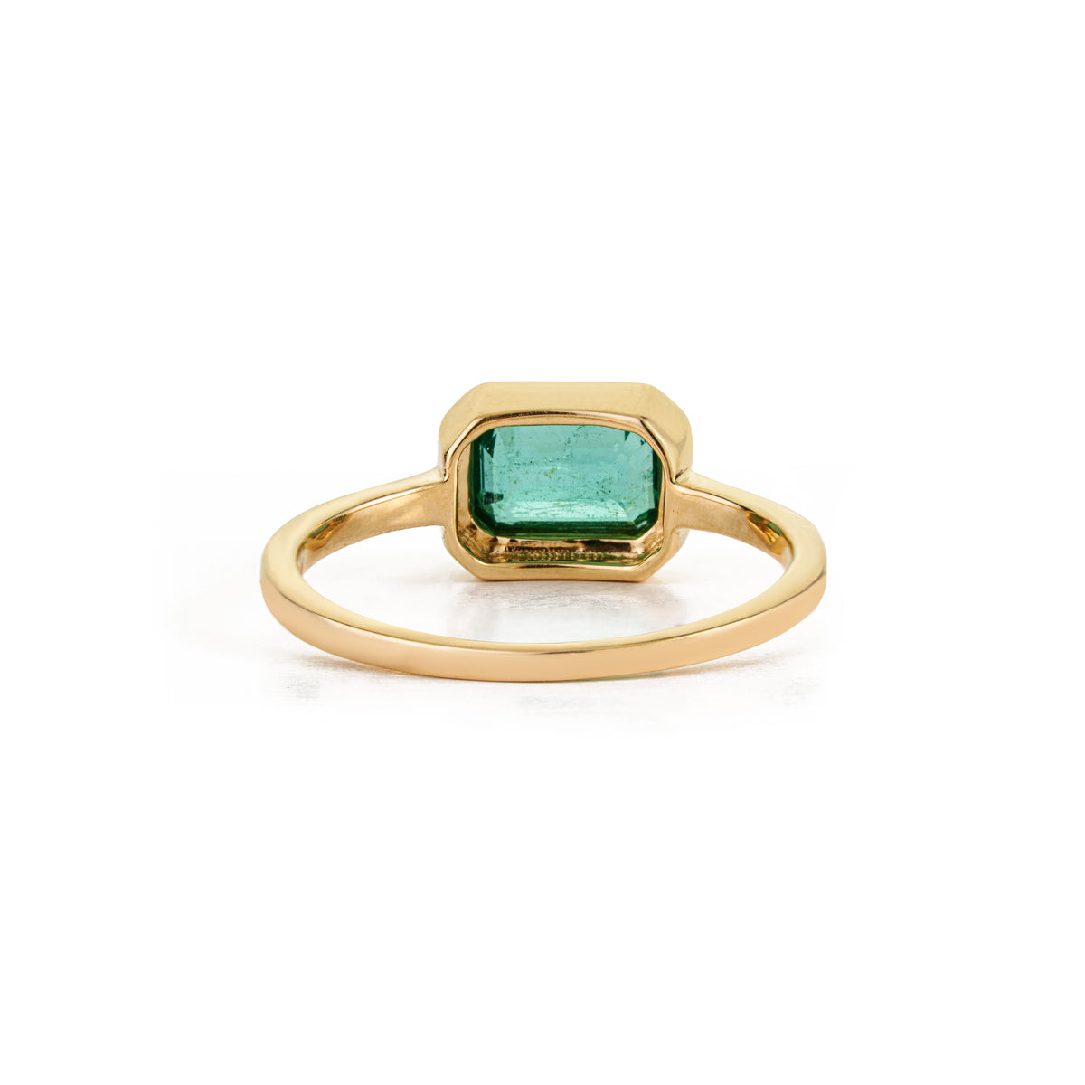 Emerald Bezel Ring