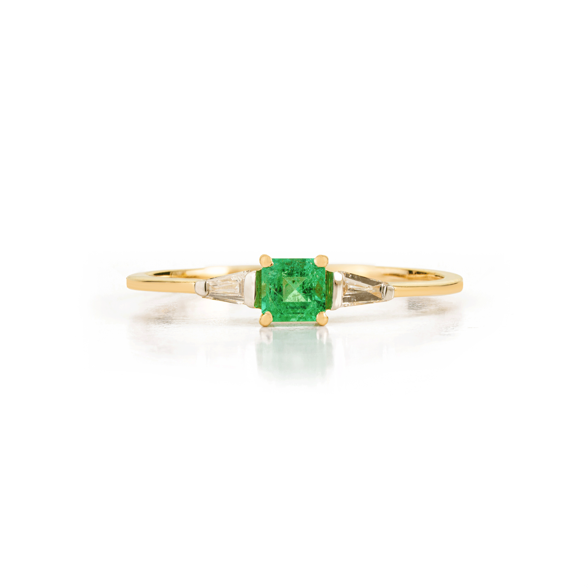 Emerald & Diamond Ring