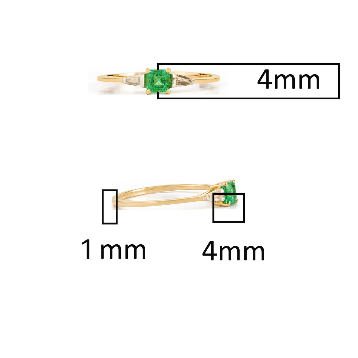 Emerald & Diamond Ring