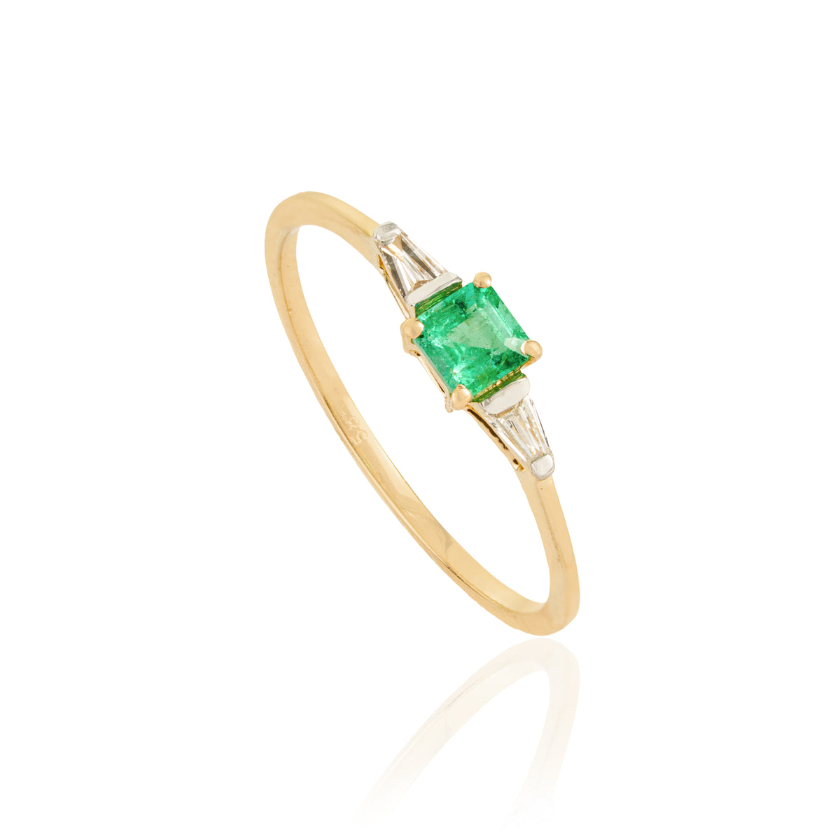 Emerald & Diamond Ring