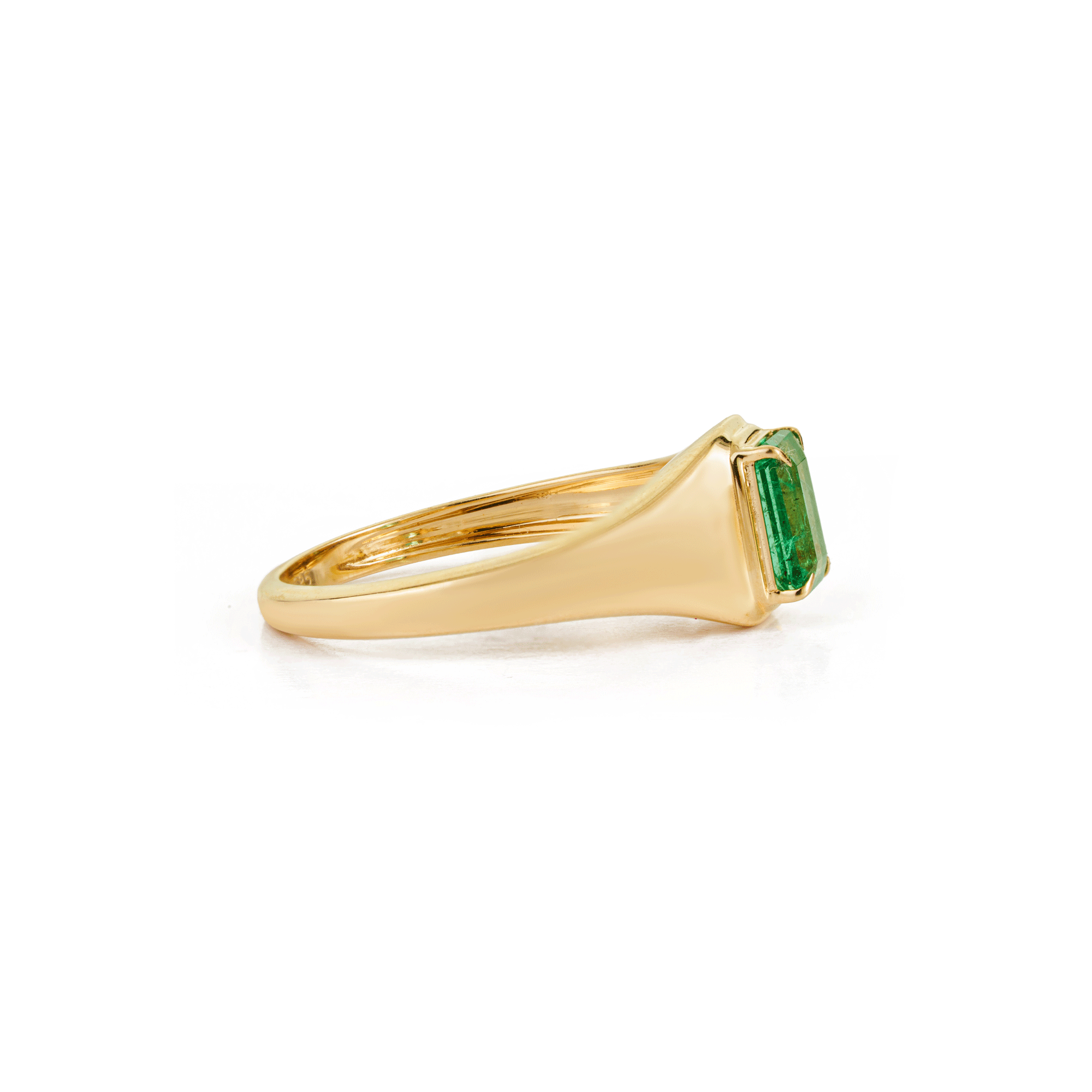Emerald Signet Ring