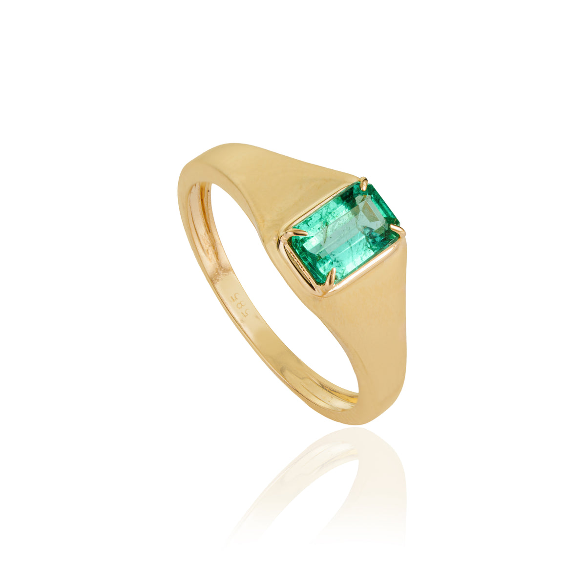 Emerald Signet Ring