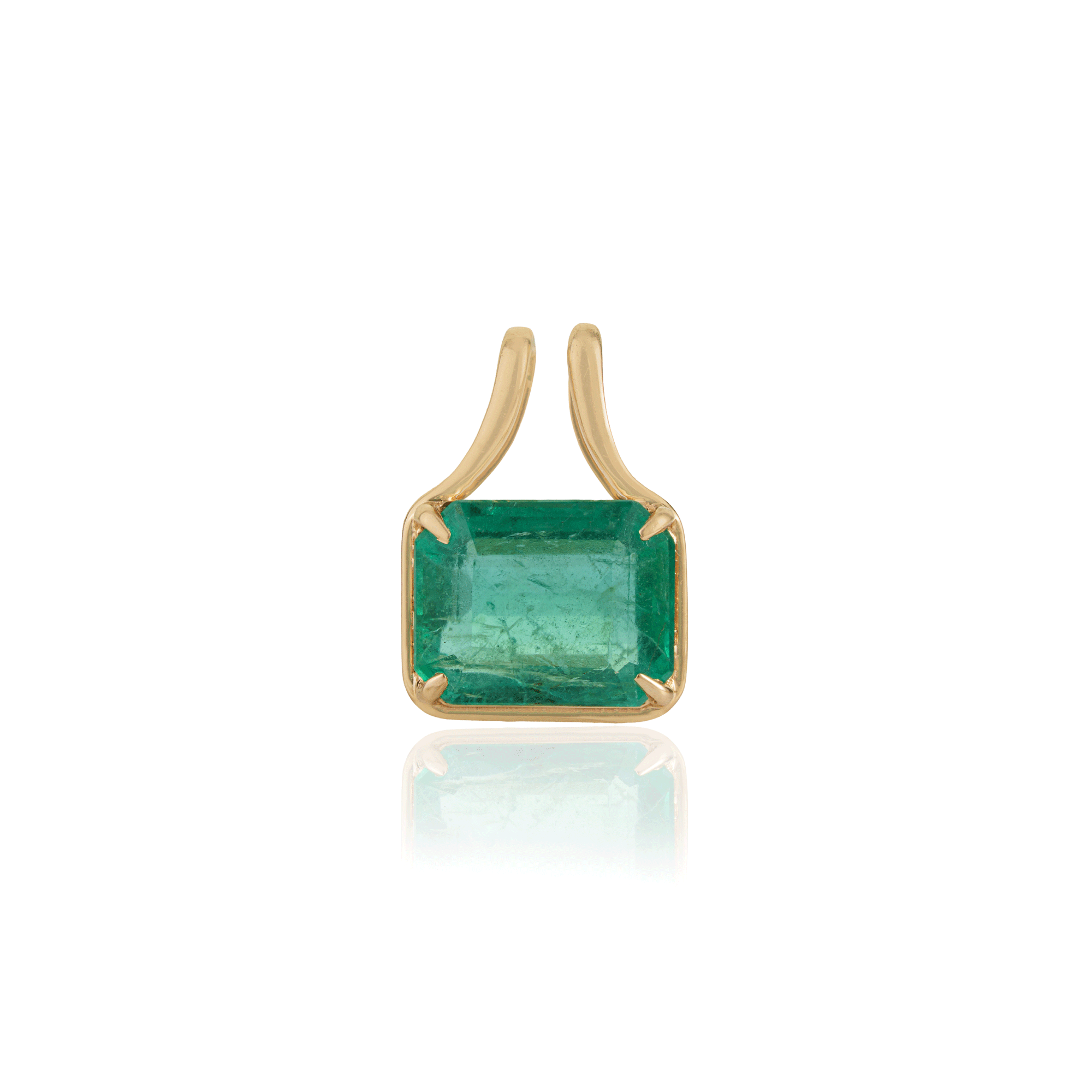 Rectangular Emerald Cut Pendant