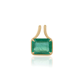 Rectangular Emerald Cut Pendant