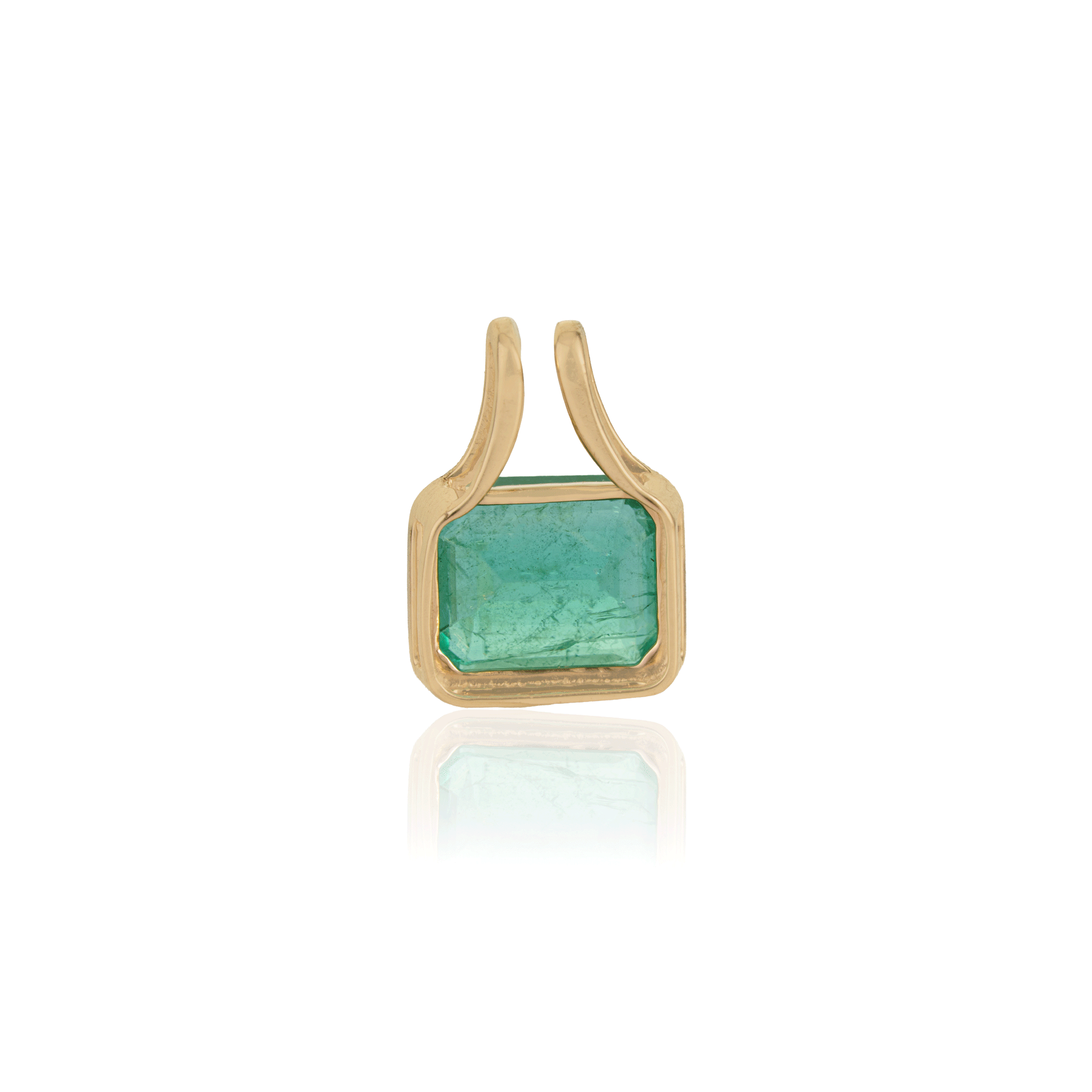 Rectangular Emerald Cut Pendant
