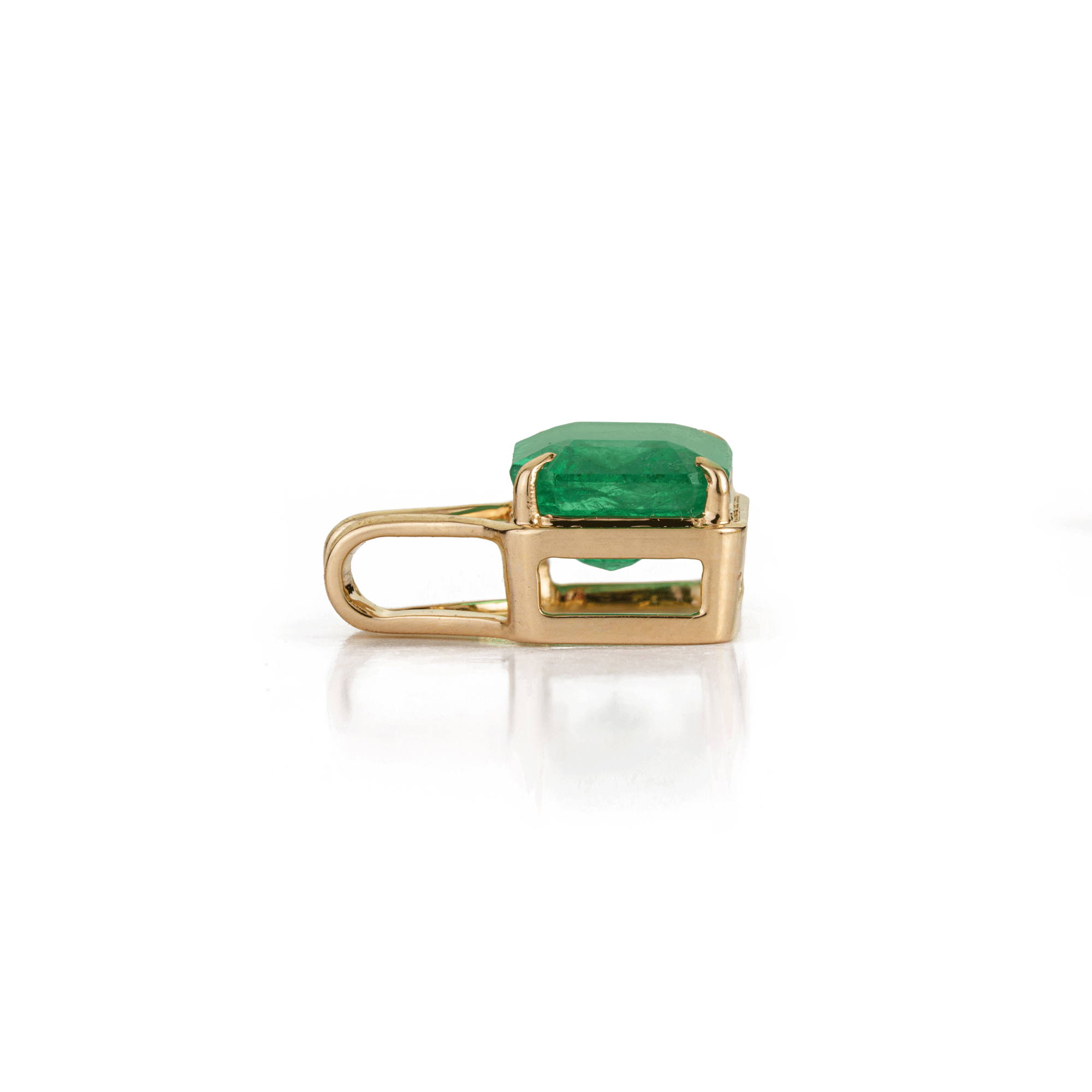 Rectangular Emerald Cut Pendant
