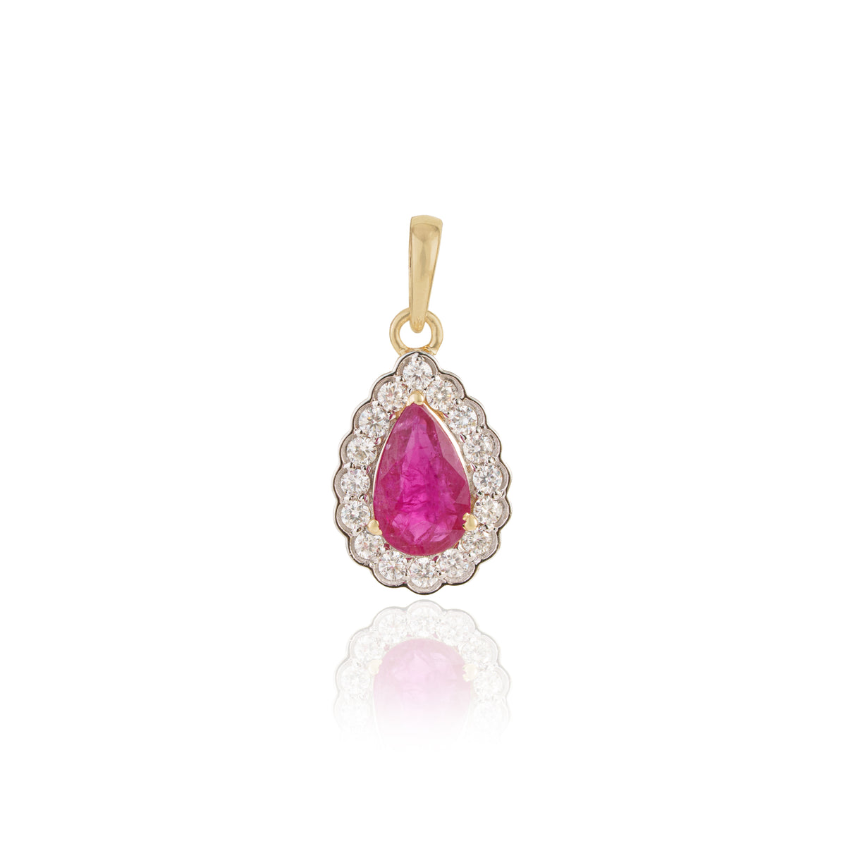 Ruby Diamond Pendant