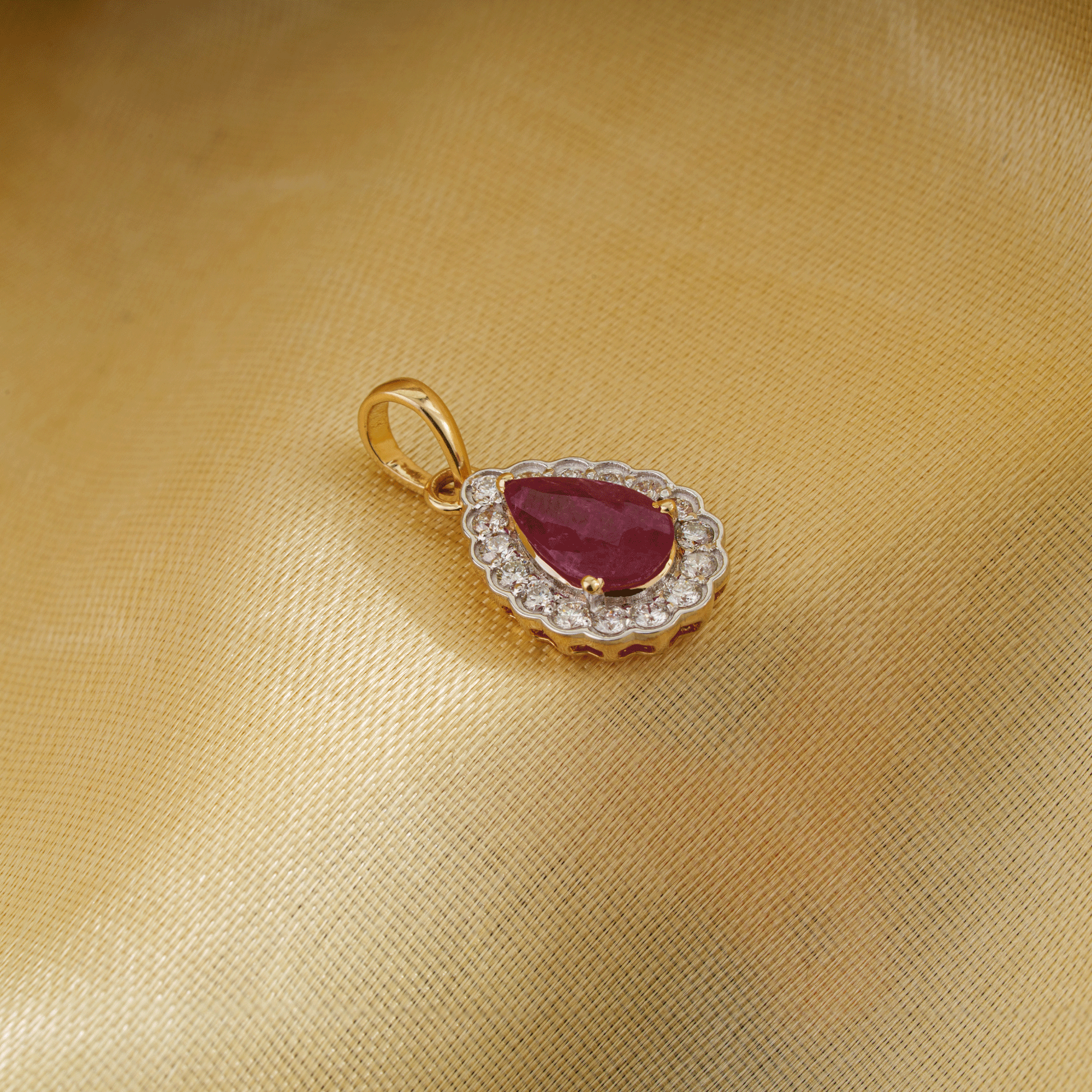 Ruby Diamond Pendant