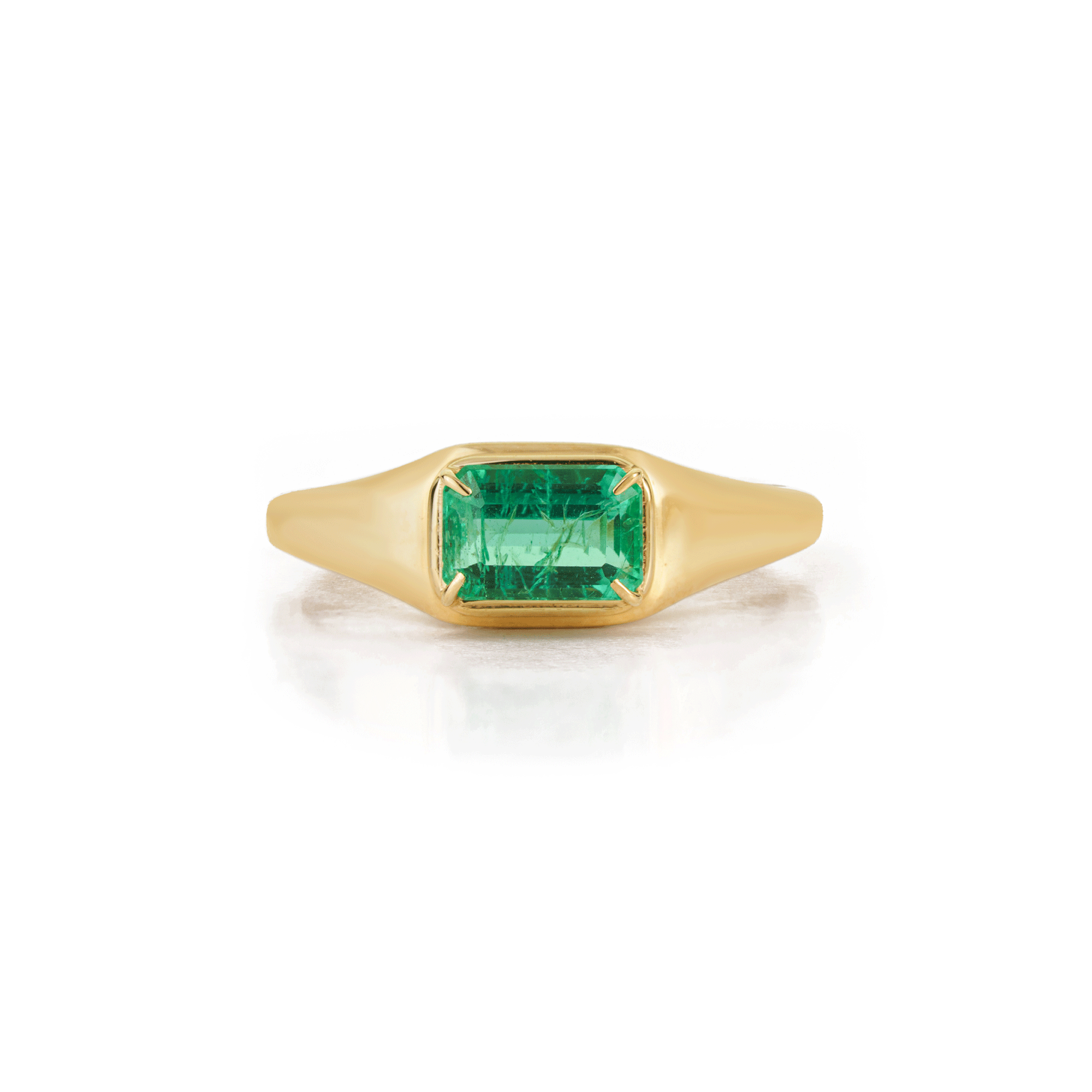 Emerald Signet Ring