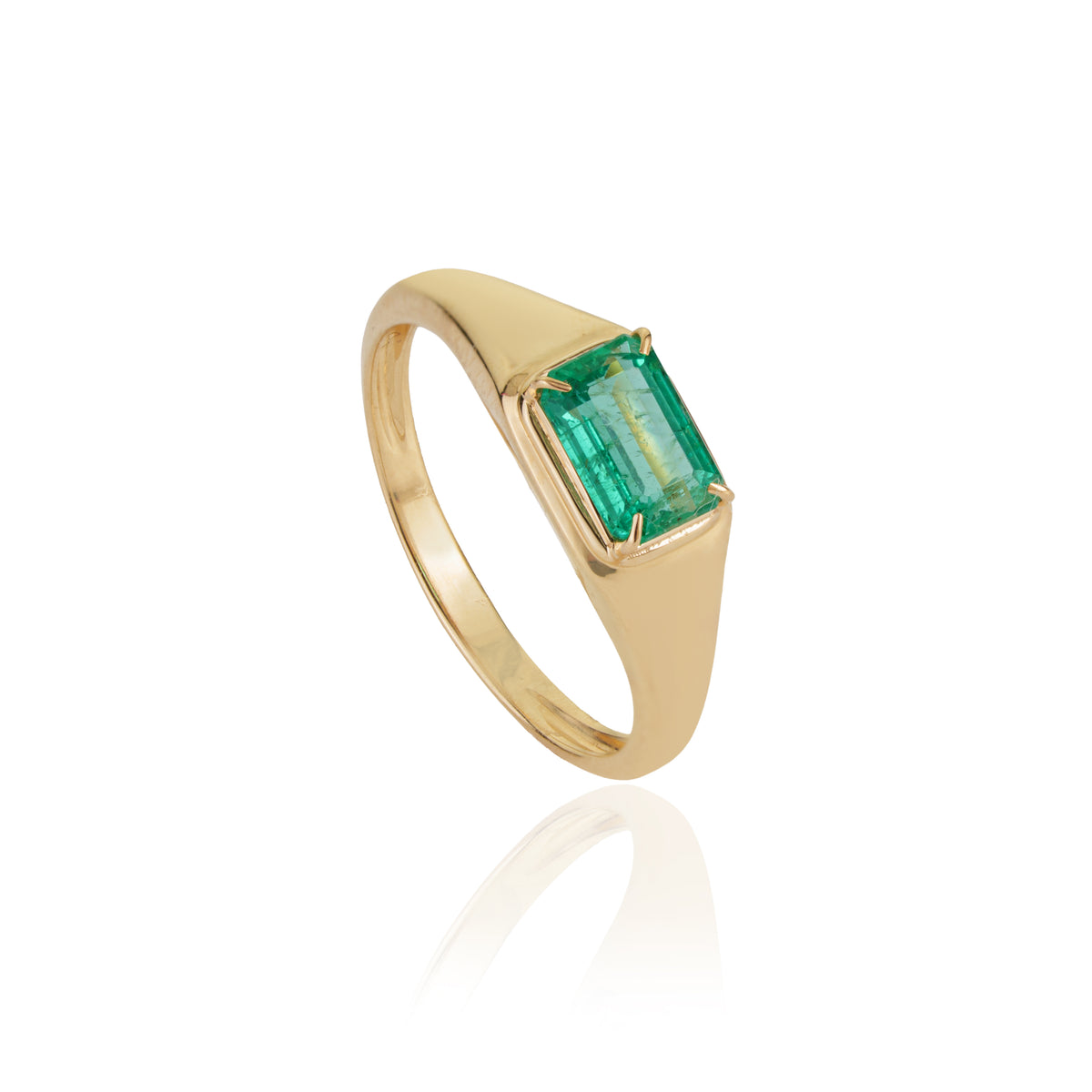 Emerald Signet Ring