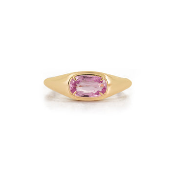 Pink Sapphire Signet Ring