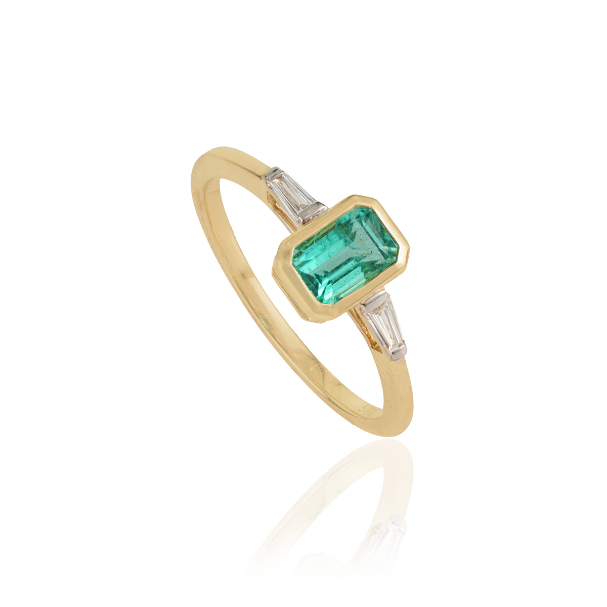 Emerald & Diamond Ring