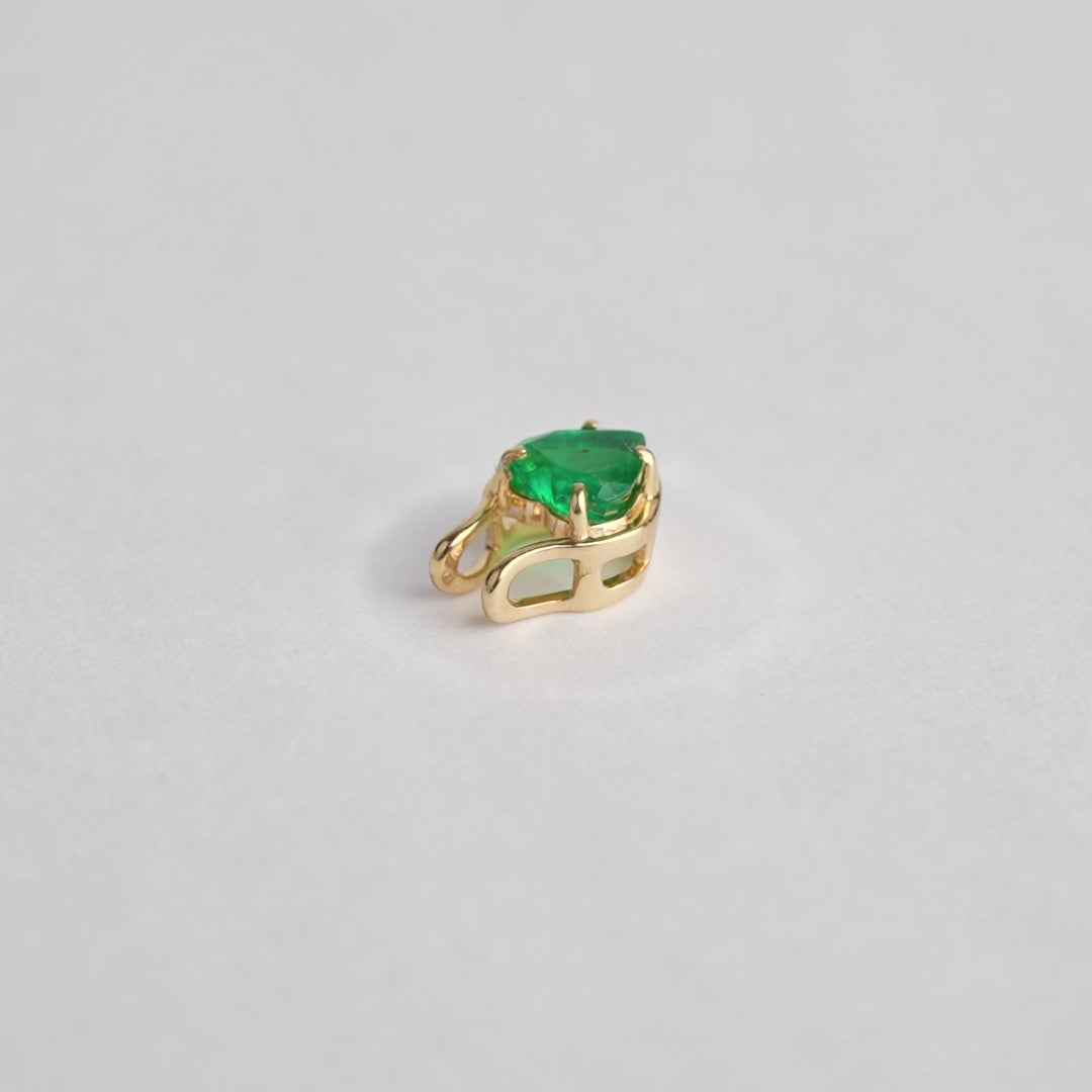Emerald Heart Pendant